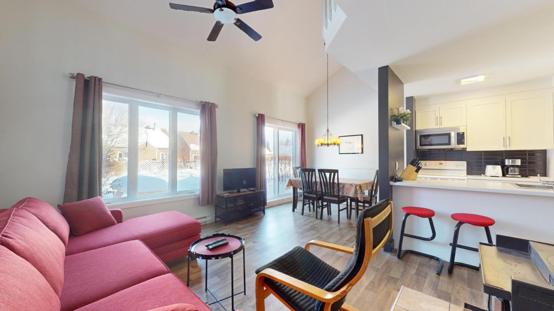Hébergement Mont-Ste-Anne Condos Beaupré Kamer foto